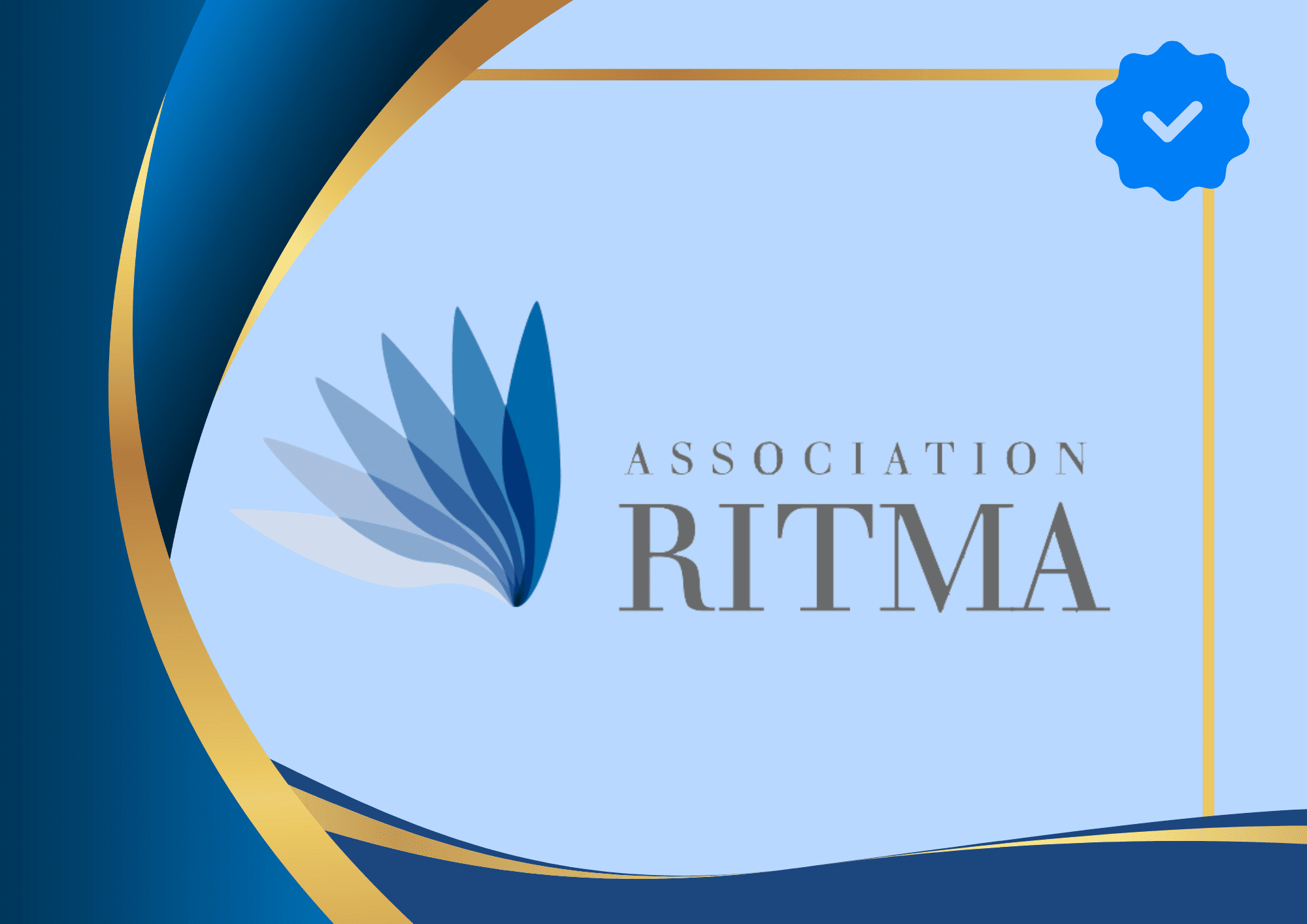 Logo de l’association RITMA pour illustrer la certification professionnelle de la formation 1150h en relation d’aide.