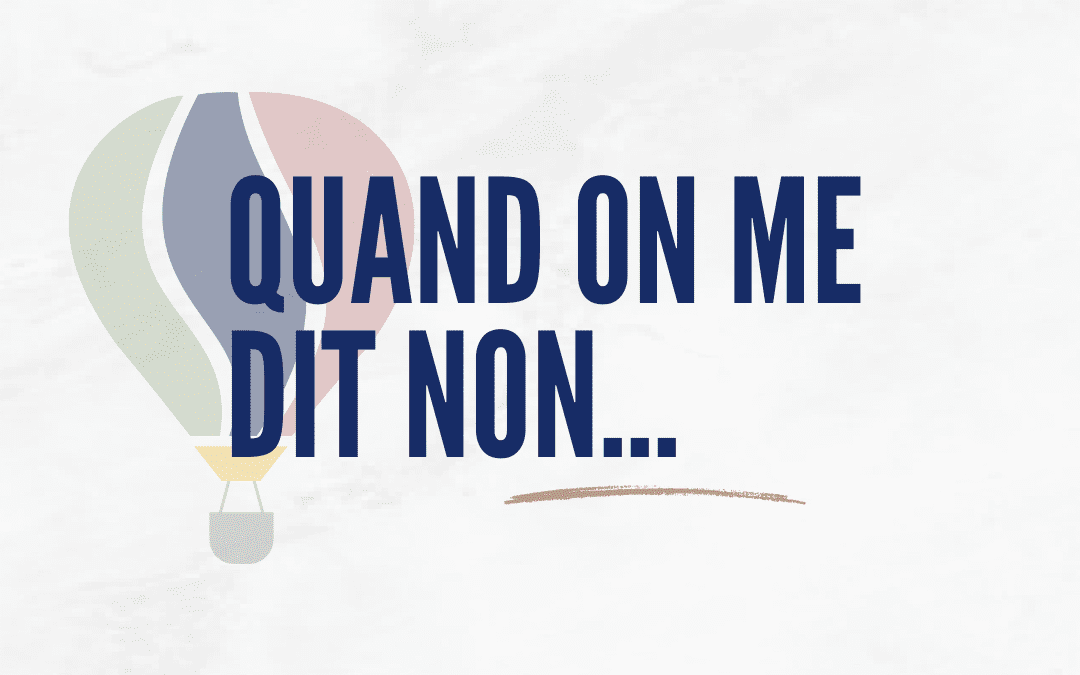 Apprendre à accepter le refus