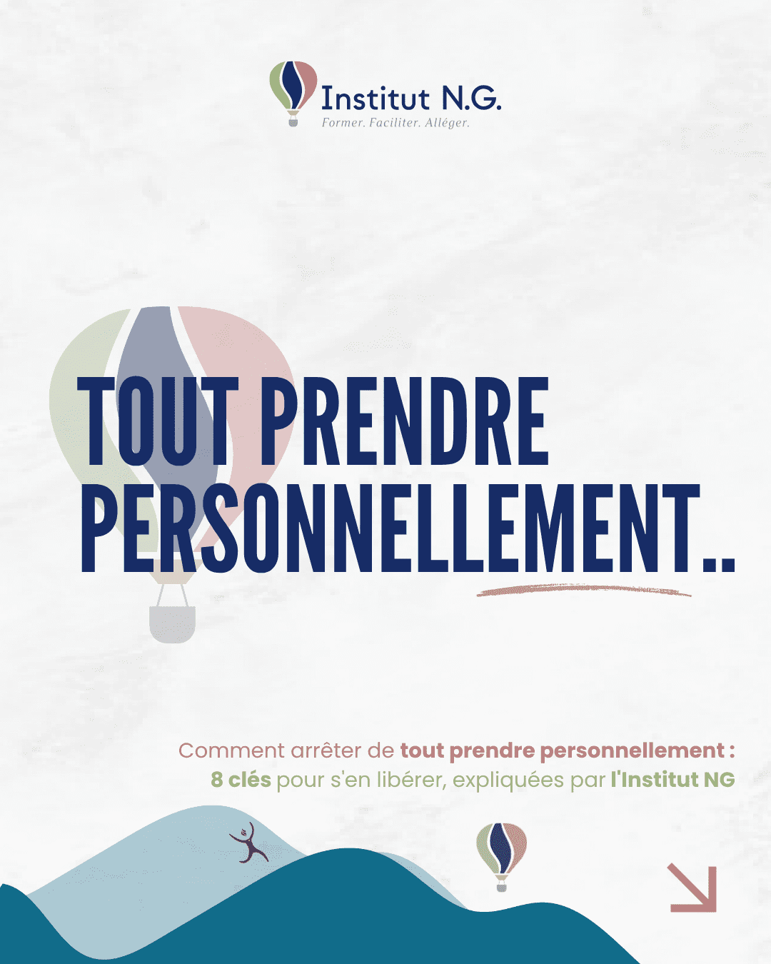 Illustration représentant une personne qui apprend à ne plus prendre les critiques et comportements des autres personnellement grâce à une meilleure estime de soi.